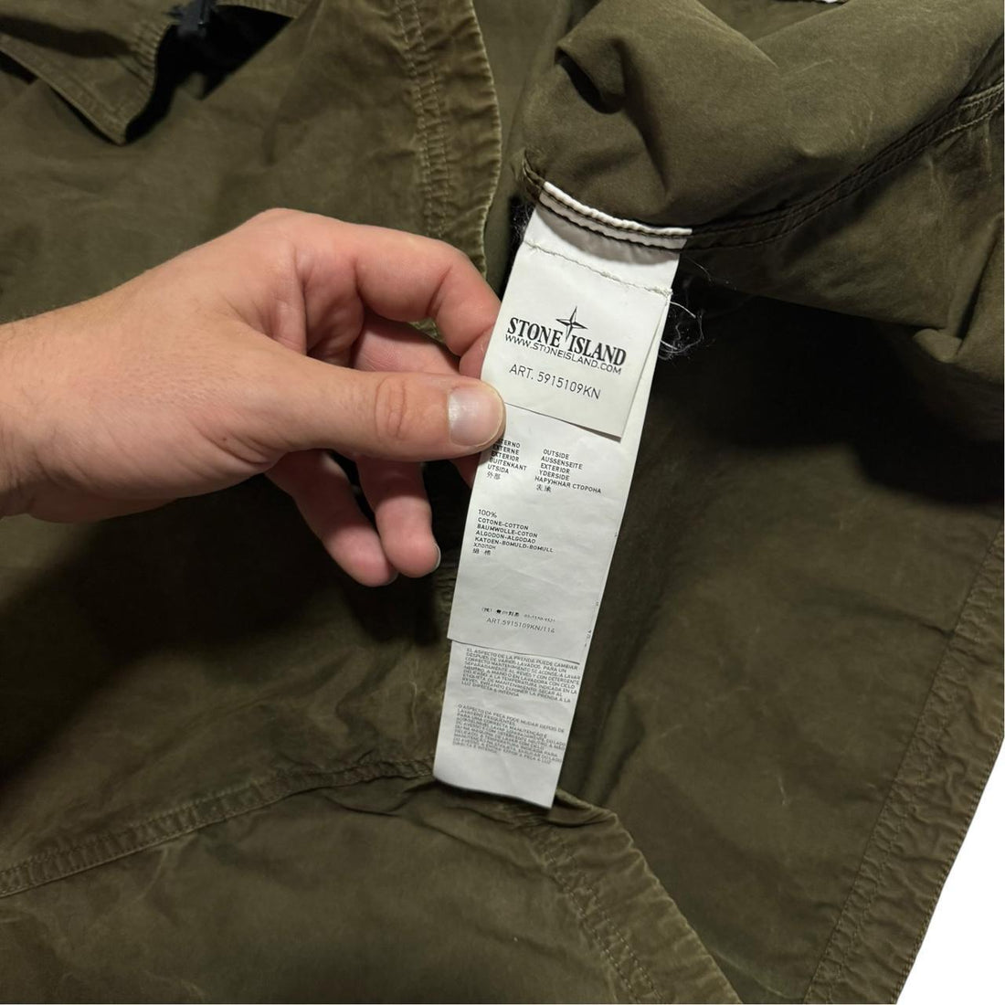 Stone Island Canvas Overshirt