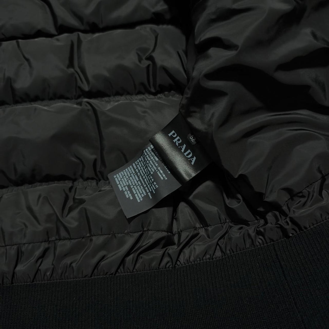 Prada Dark Forest Green Nylon Down Jacket