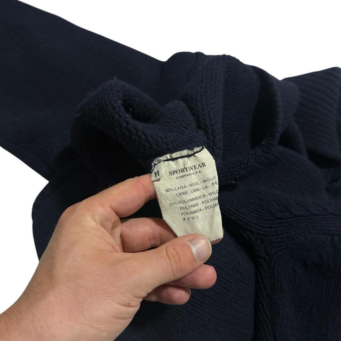 Stone Island A/W 1997 Navy Knit Pullover