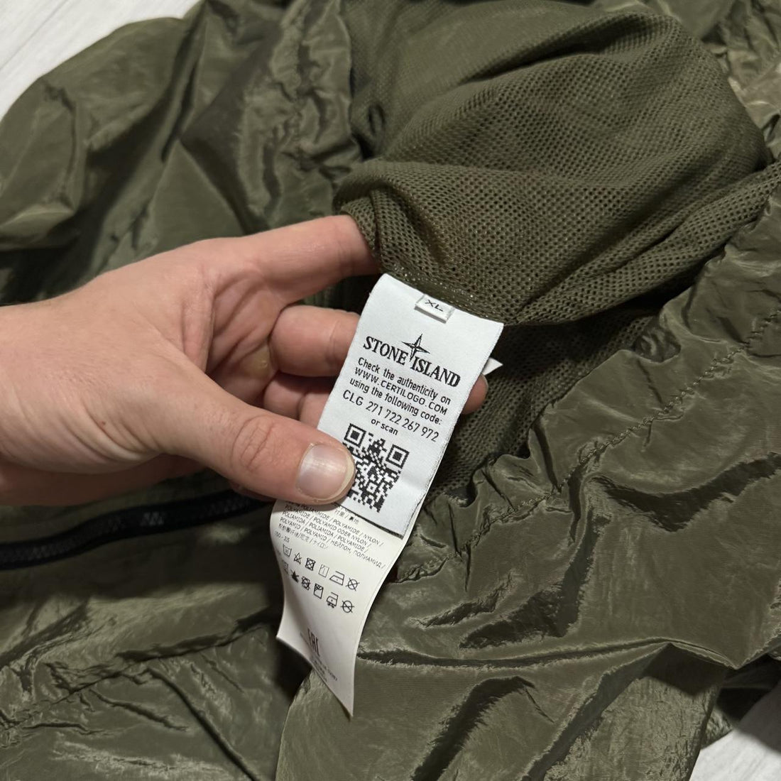 Stone Island Nylon Metal Pullover Smock