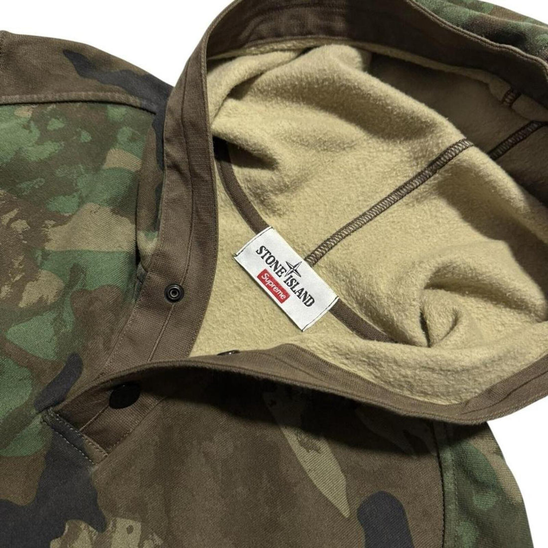 Stone Island 2014 Supreme Camo Hoodie