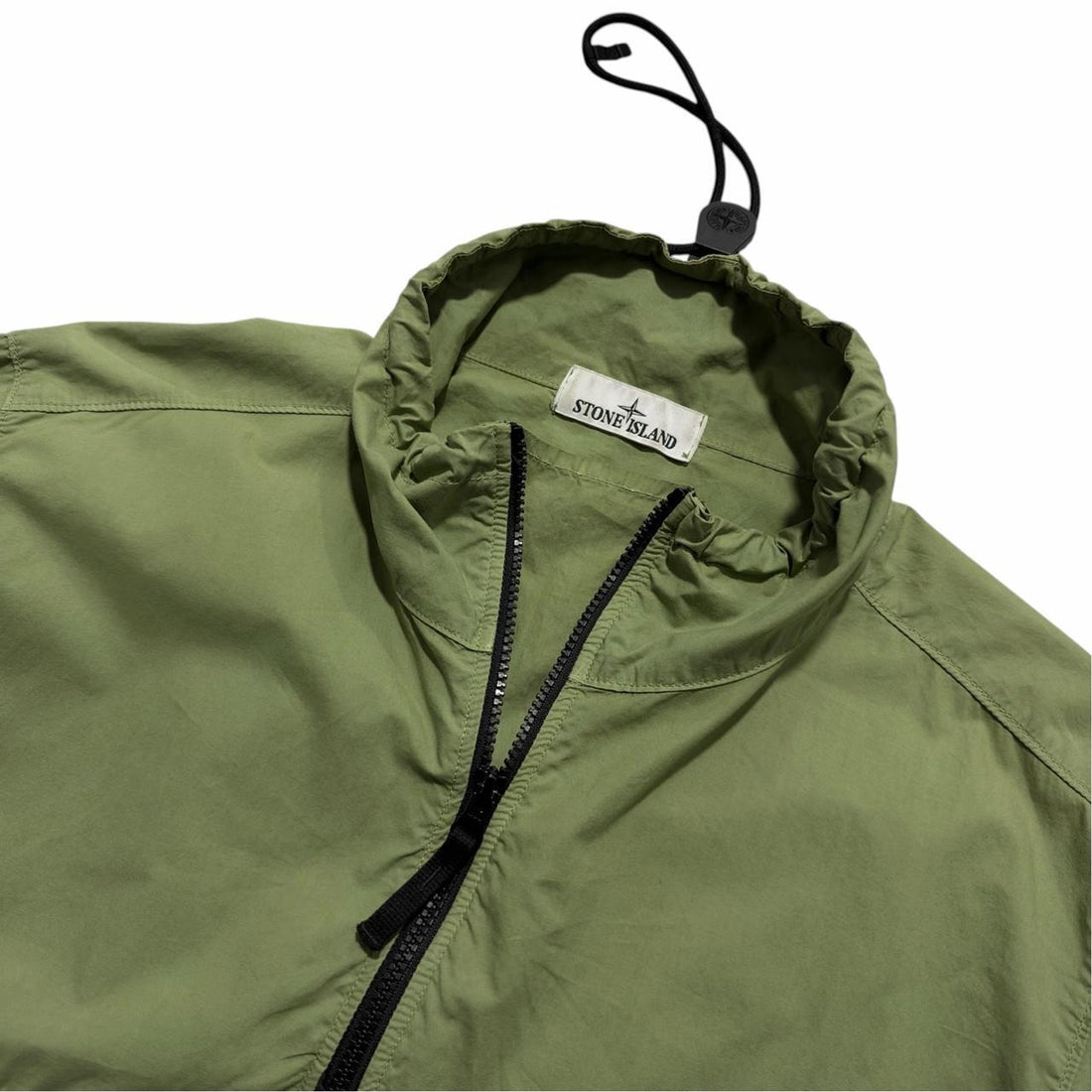 Stone Island Green Pullover Smock Jacket