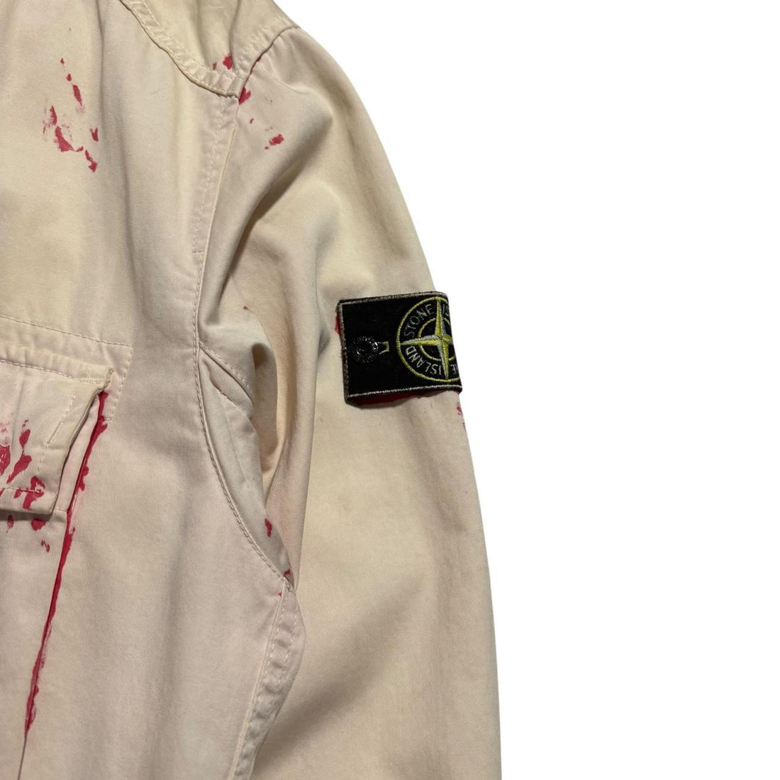 Stone Island Hand corrosion On Raso Field Jacket