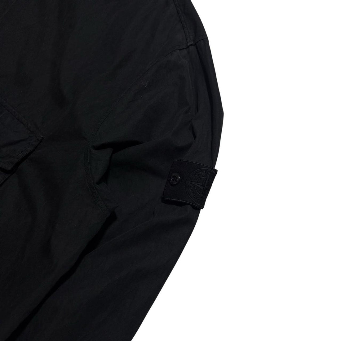Stone Island Black Pullover Ghost Smock