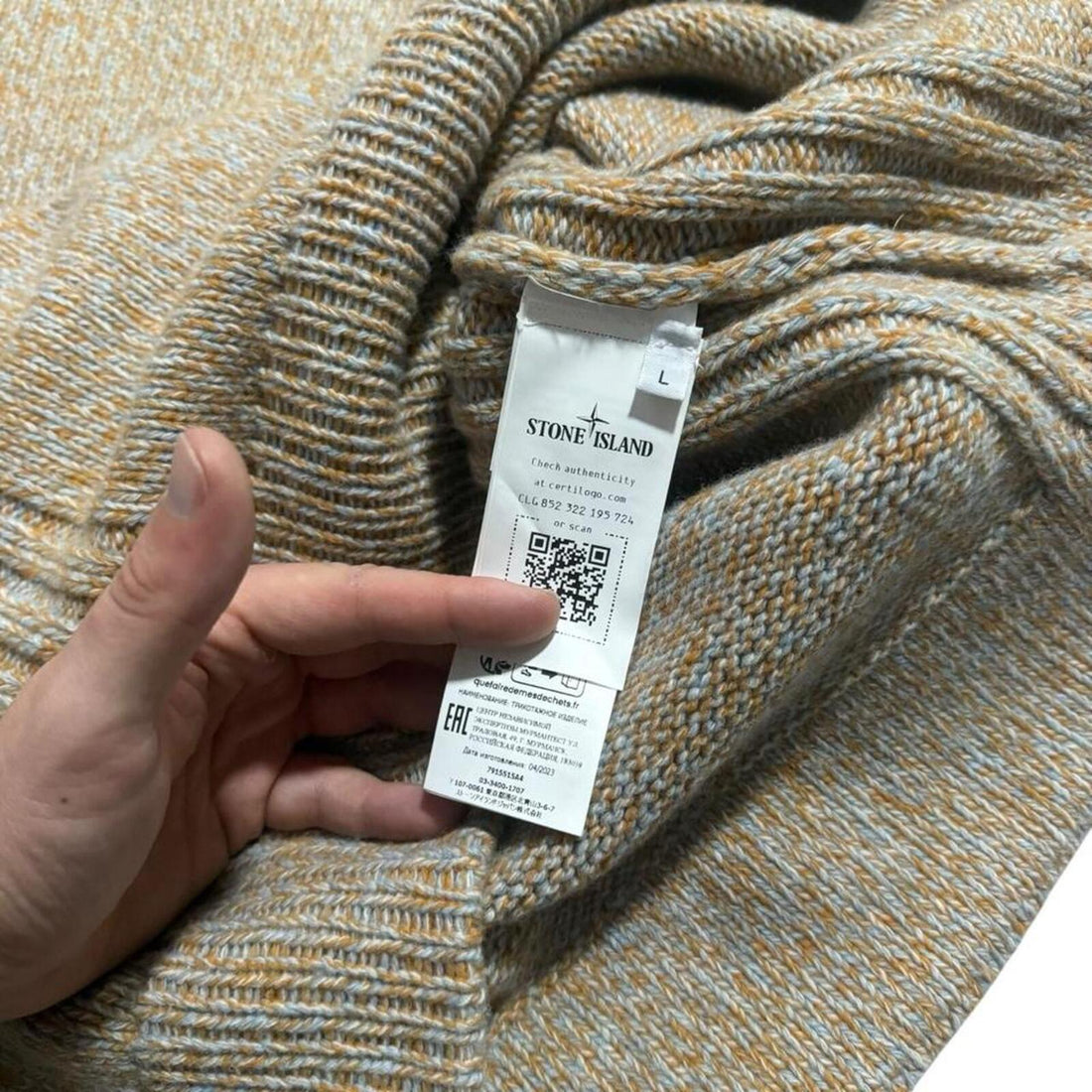 Stone Island Heavy Wool Blend Pullover