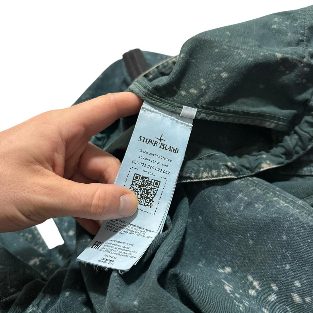 Stone Island Tye dye OVD Ripstop Smock Jacket