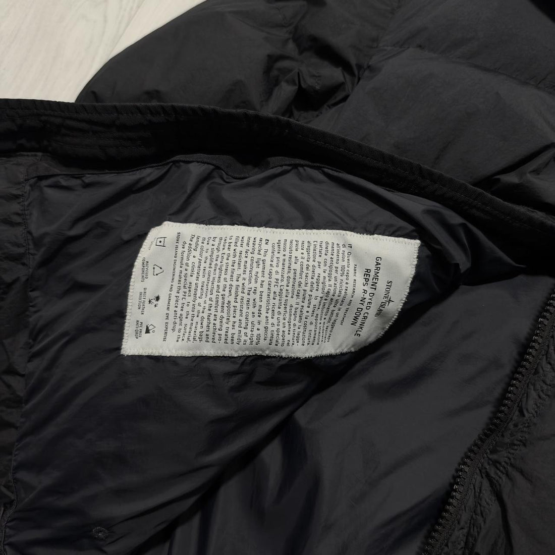 Stone Island Garment Dyed Down Jacket