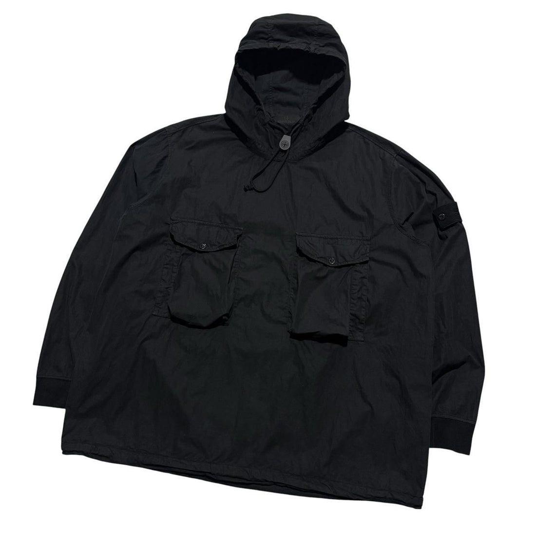 Stone Island Black Pullover Ghost Smock