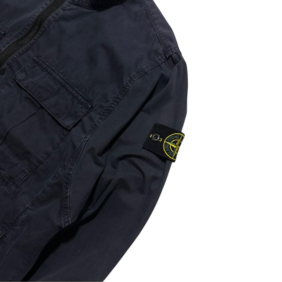 Stone Island Pullover Canvas Smock Jacket