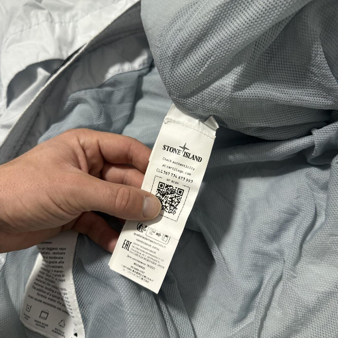Stone Island Garment Dyed Crinkle Reps Jacket