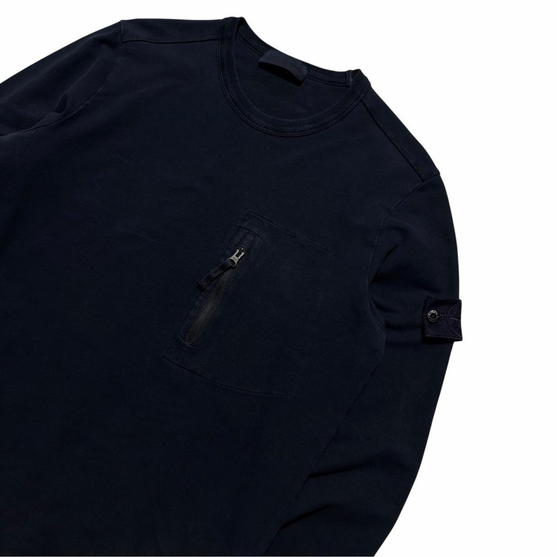 Stone Island Navy Ghost Pullover Crewneck