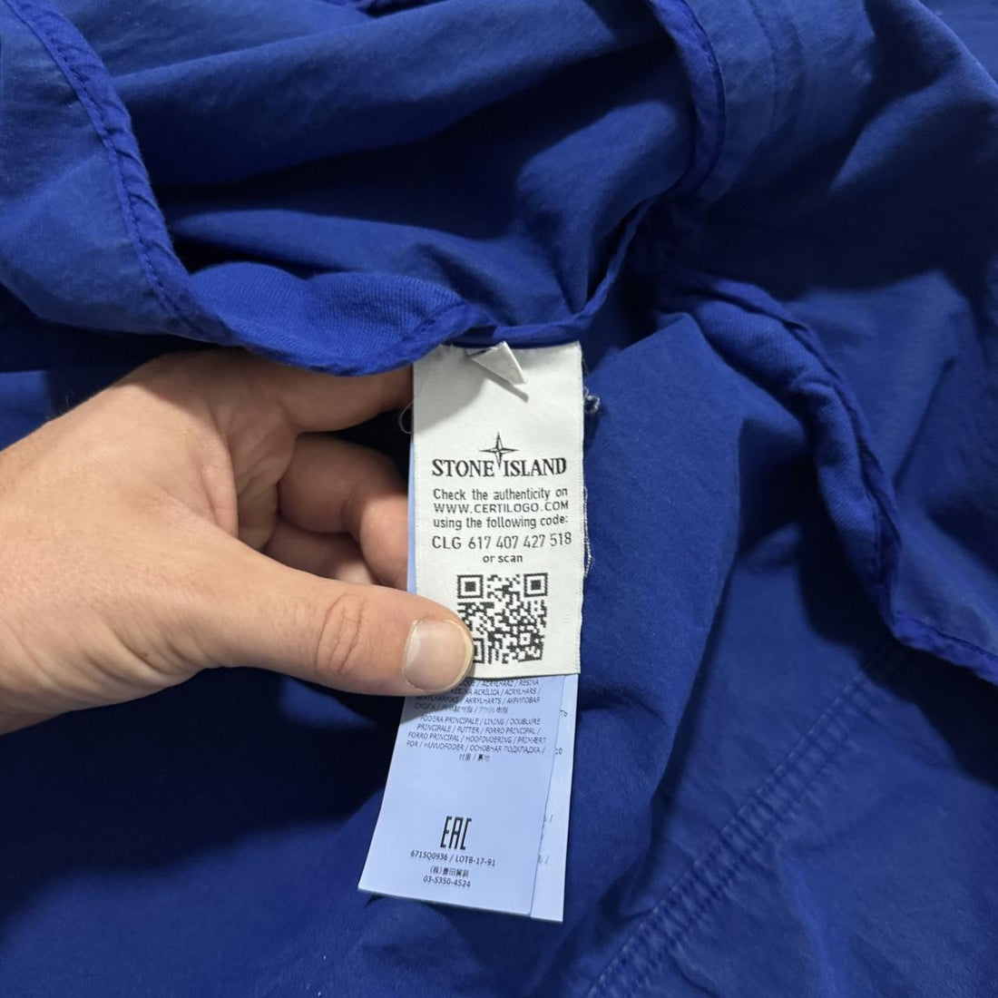 Stone Island Nylon Flock Jacket