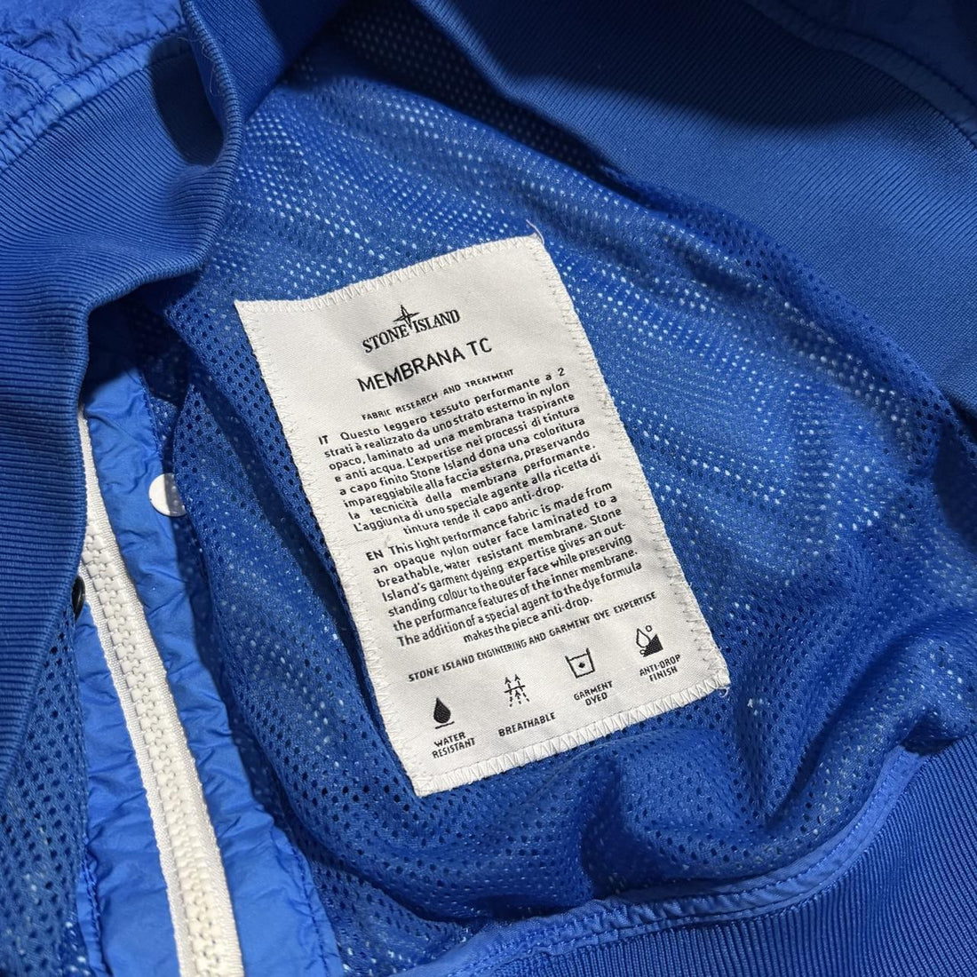 Stone Island Blue Membrana-TC Jacket