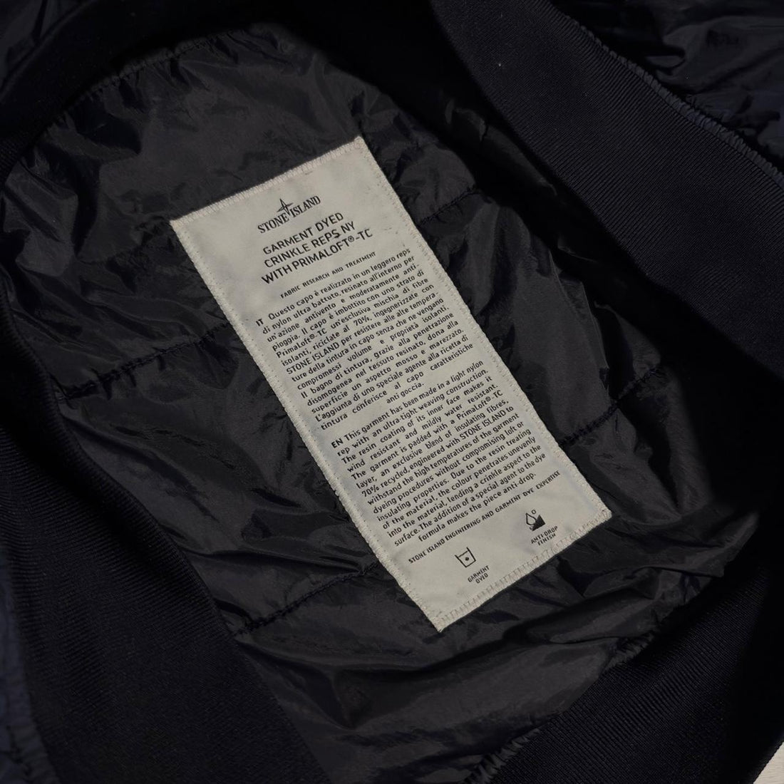 Stone Island Garment Dyed Crinkle Reps Jacket
