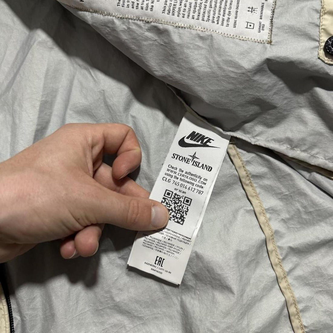 Stone Island Hyper Light Membrana Packable Jacket