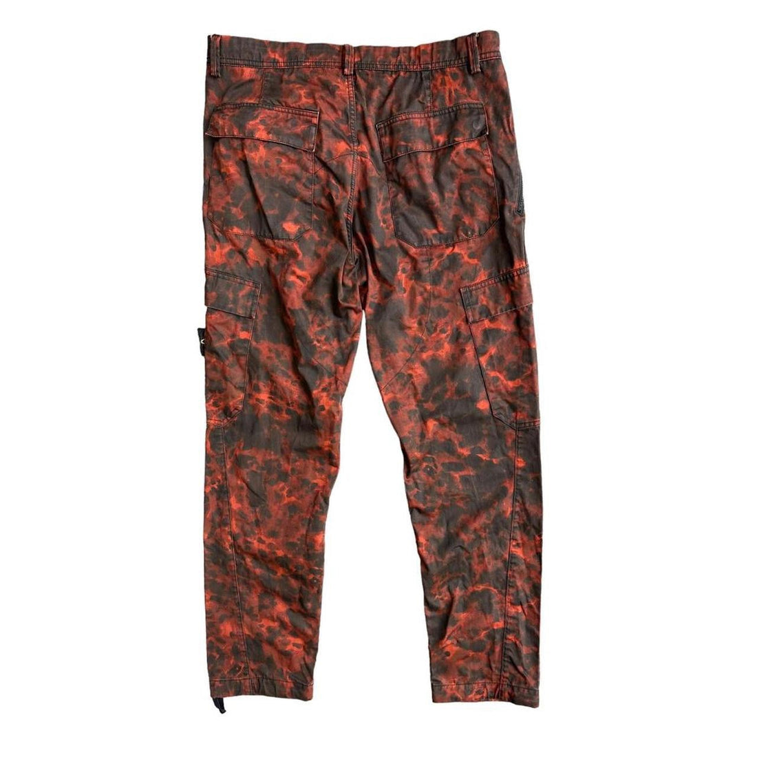 Stone Island Red Tortoise Camo Cargos