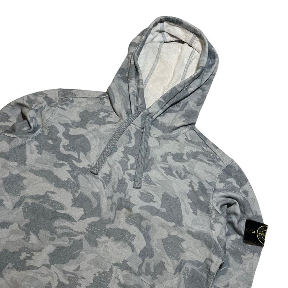 Stone Island Camo Pullover Hoodie