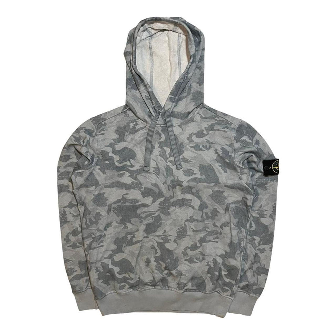 Stone Island Camo Pullover Hoodie