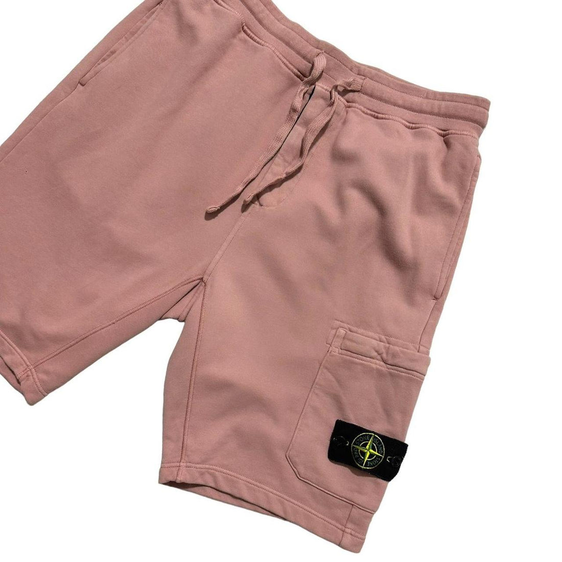 Stone Island Pink Sweatpants Shorts