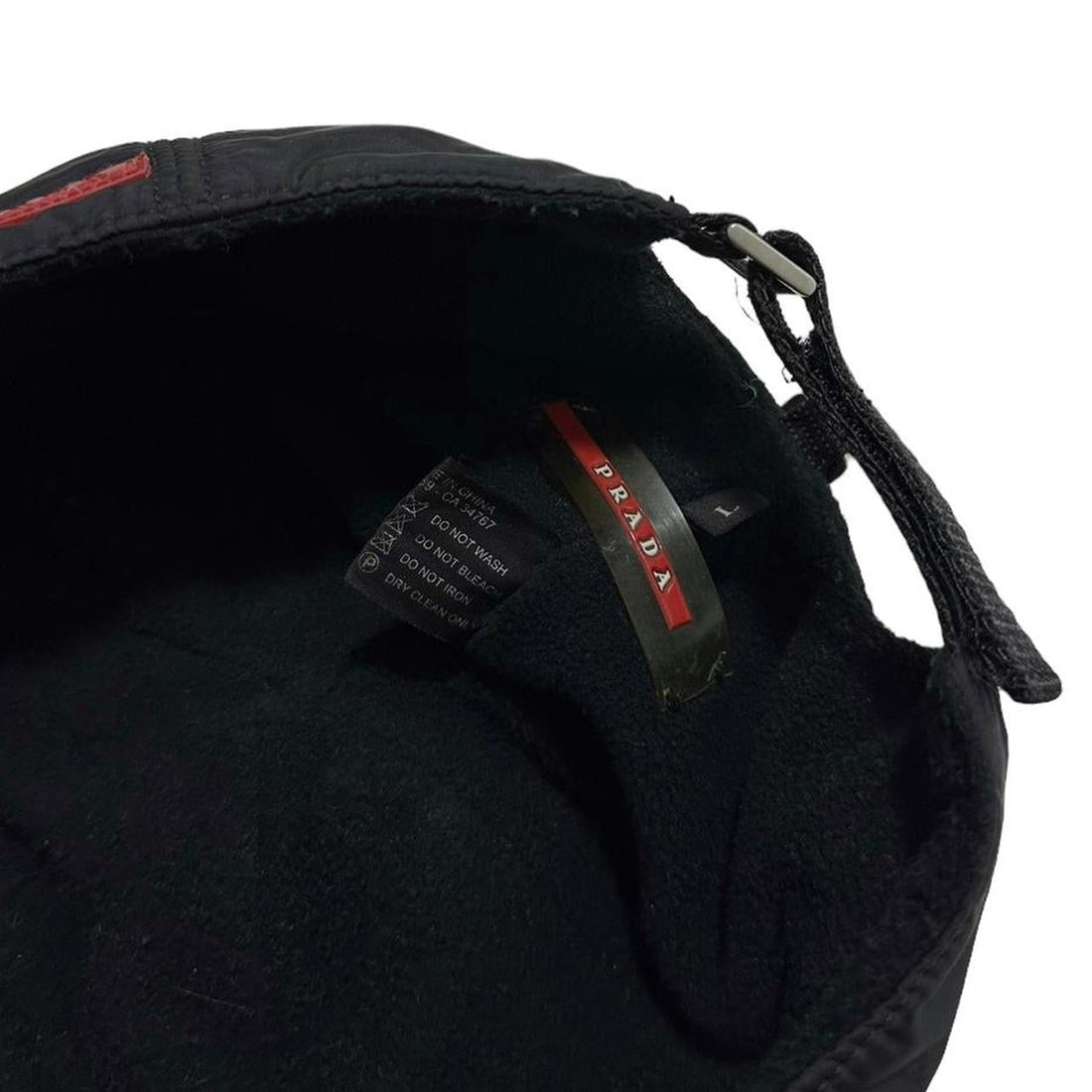 Prada Nylon Black Cap