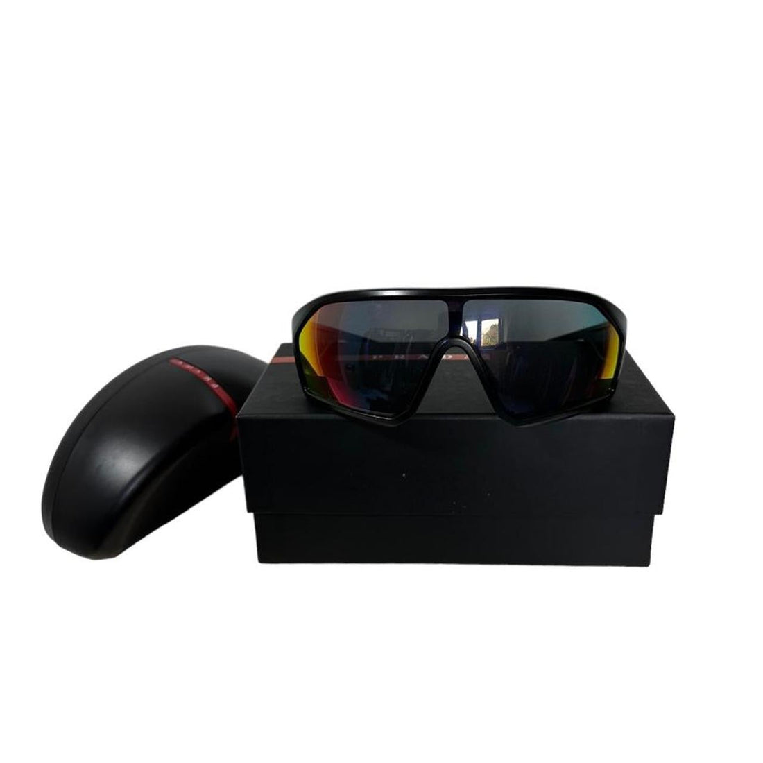 Prada Linea Rossa Side Stripe Glases