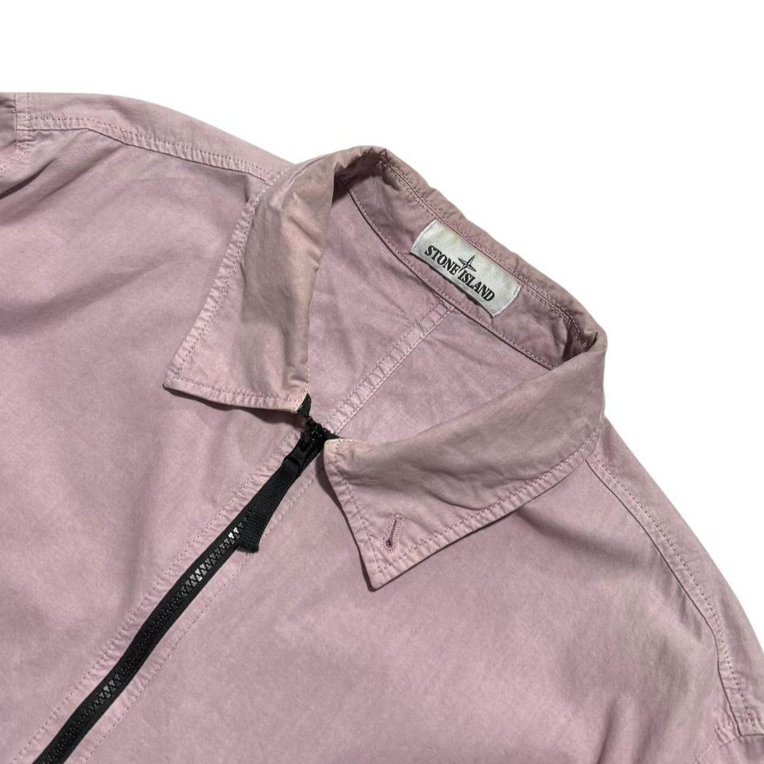 Stone Island Pink Canvas Overshirt