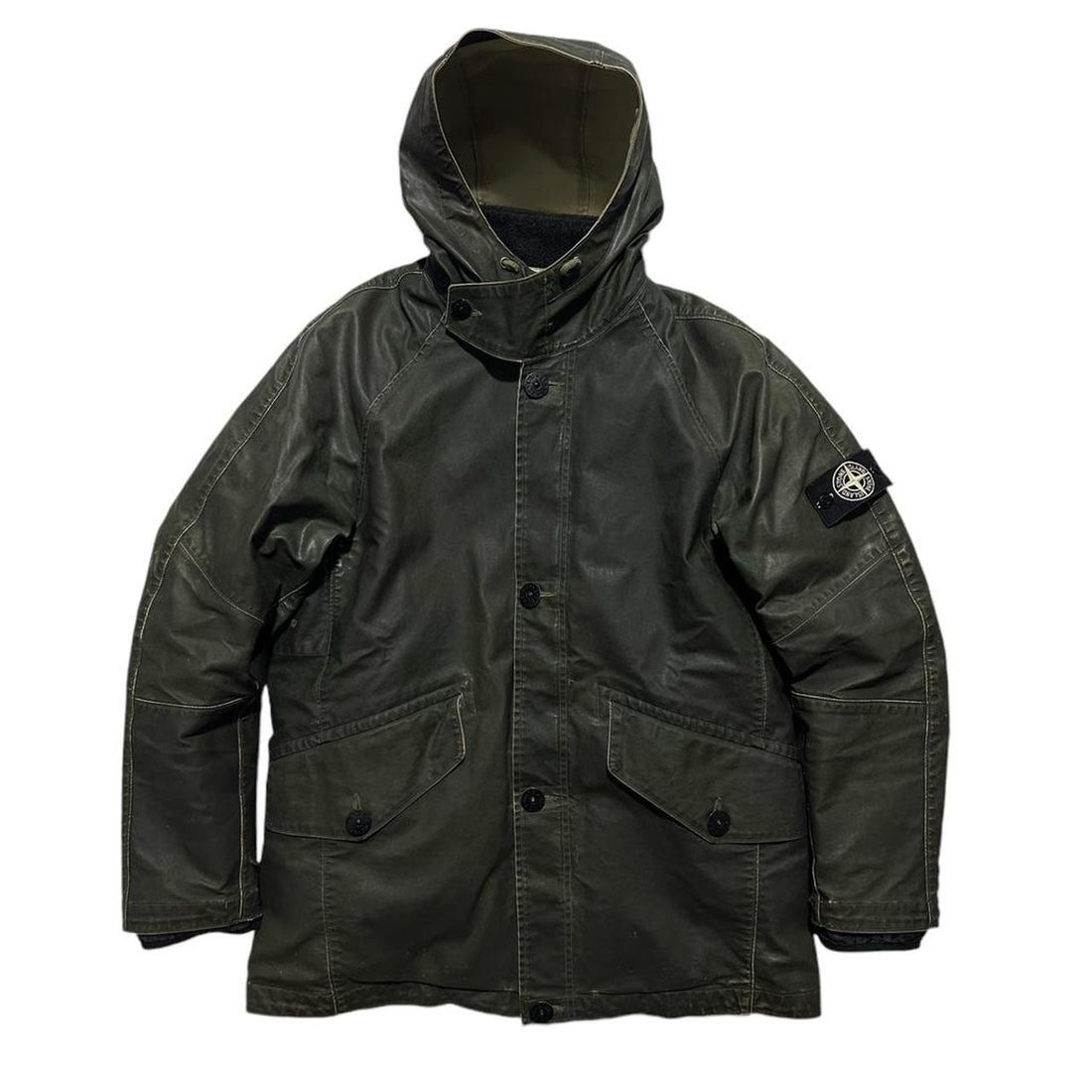 Stone Island A/W 2009 Waxed Ice Jacket