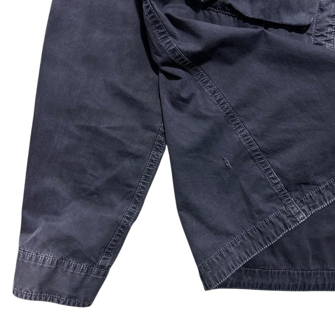 Stone Island Navy Canvas Overshirt
