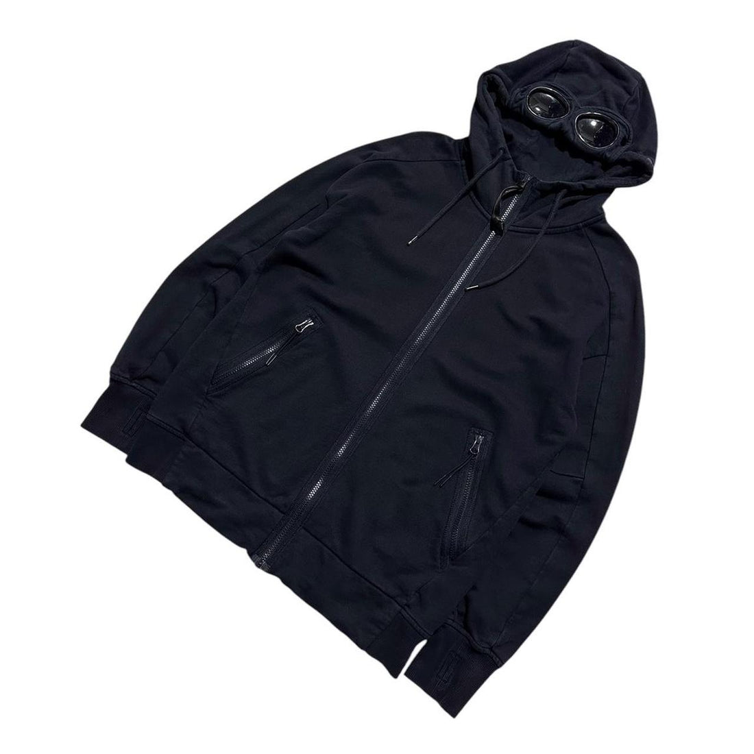 CP Company Navy Goggle Hoodie