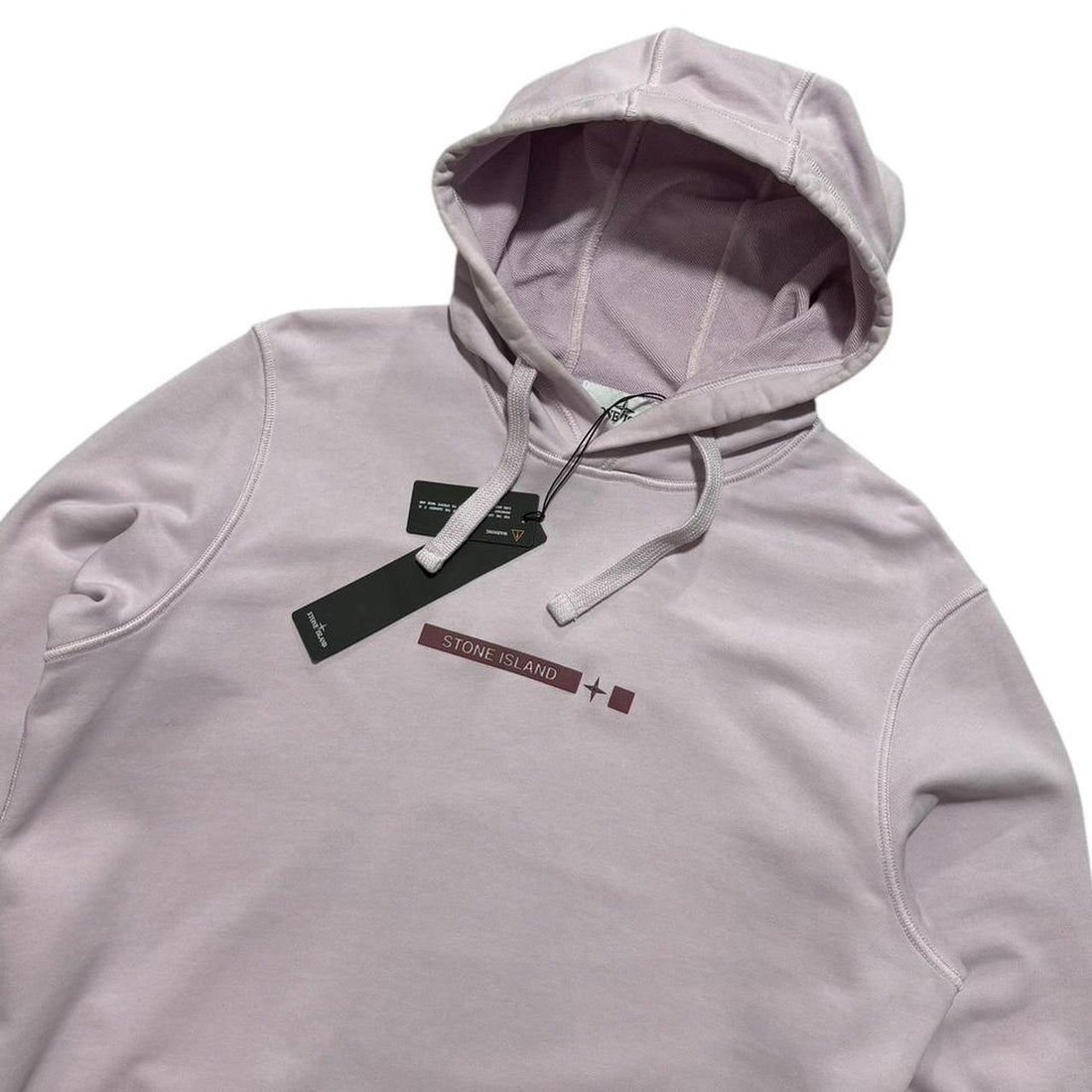 Stone Island Pink Pullover Hoodie