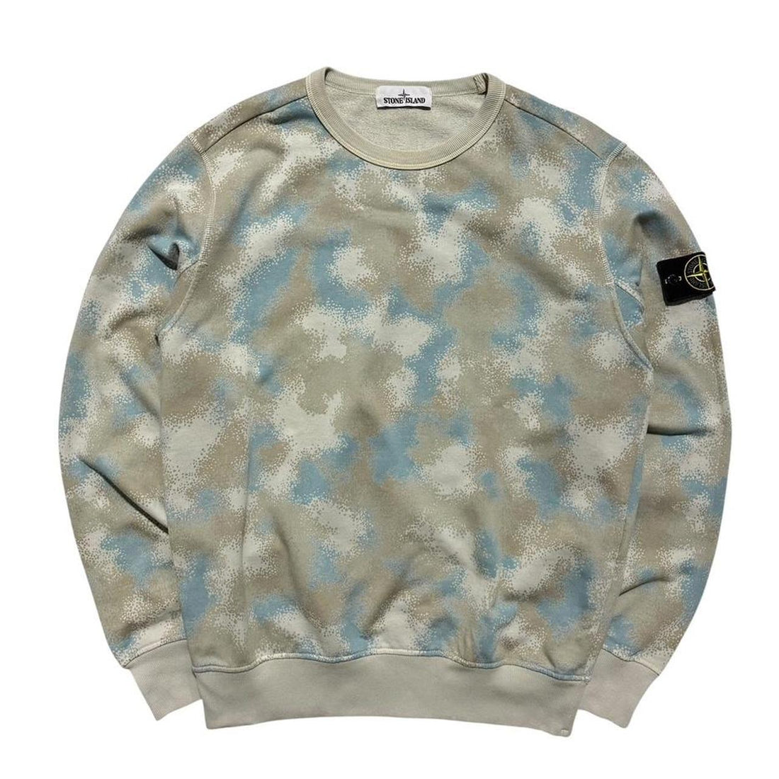 Stone Island Devore Camo Pullover Crewneck