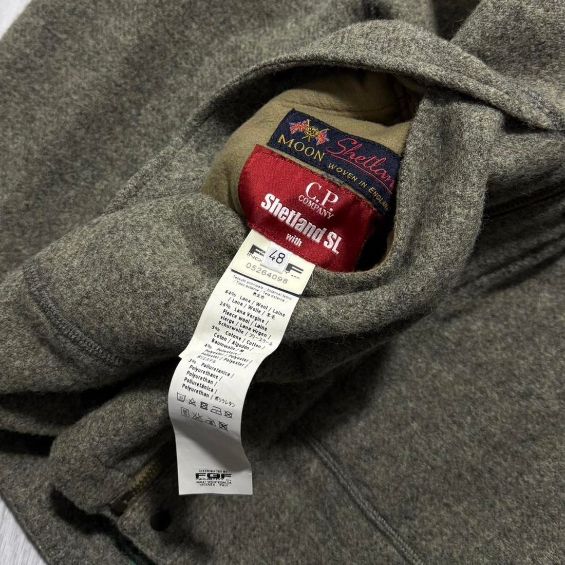 CP Company Shetland Wool Reversible Goggle Jacket