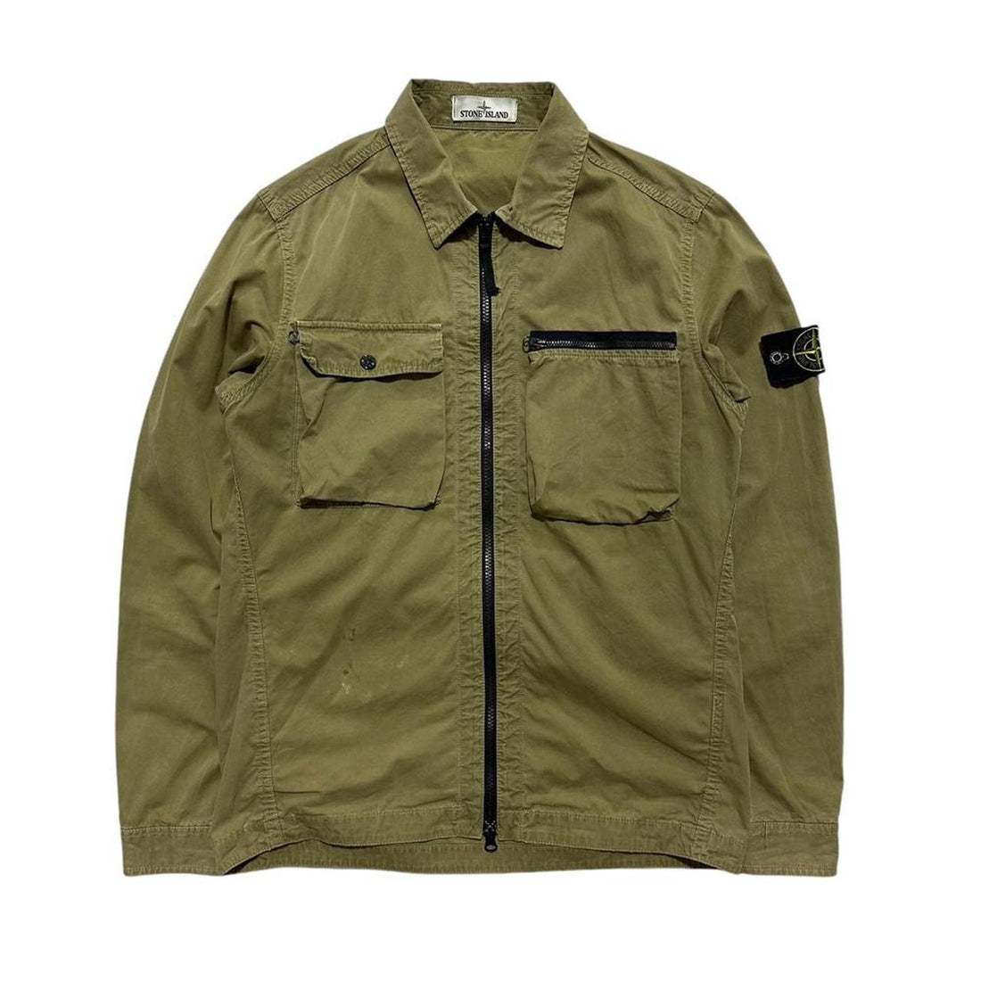 Stone Island Green Overshirt