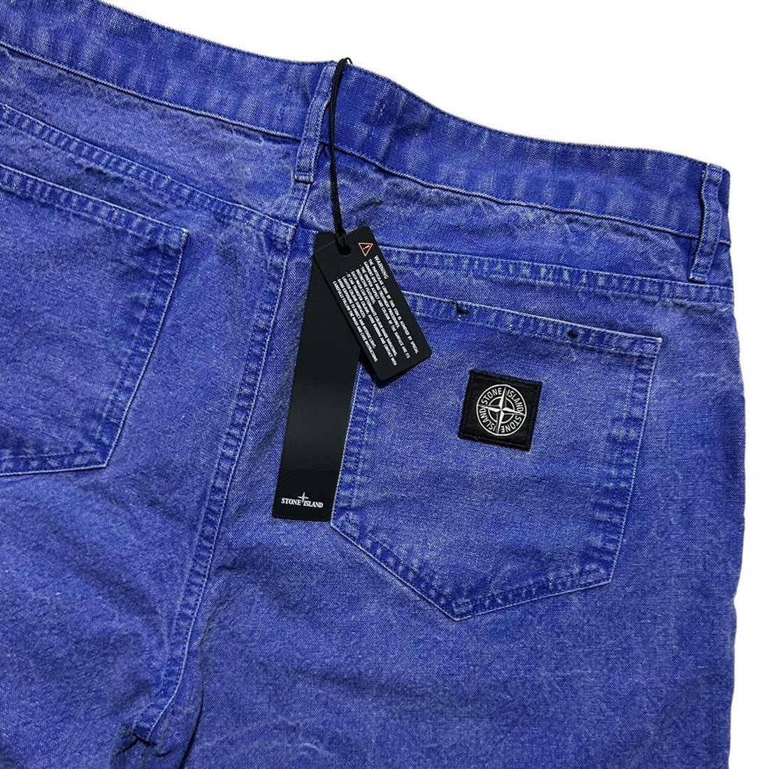 Stone Island Denim Wash Shorts