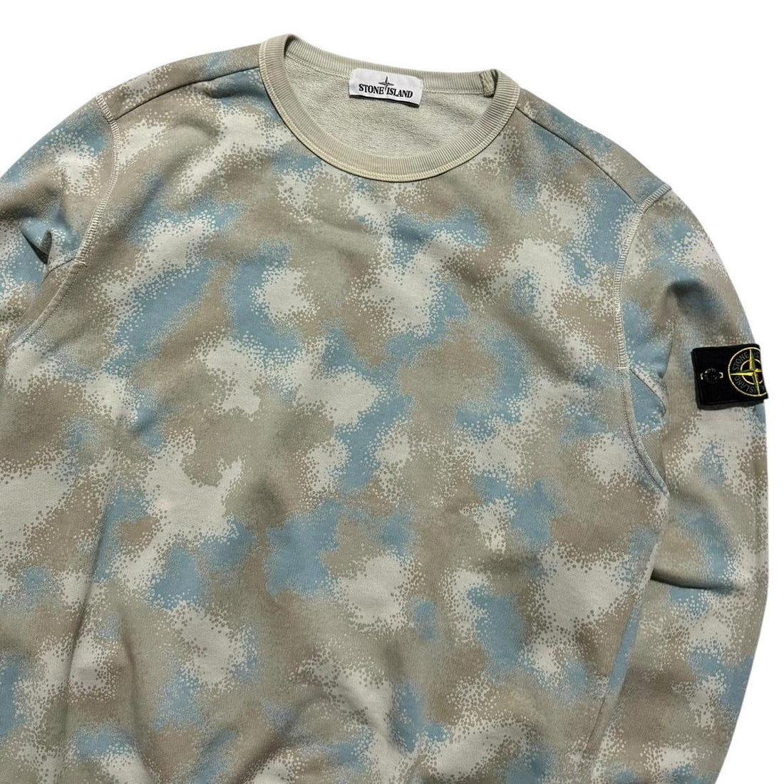 Stone Island Devore Camo Pullover Crewneck