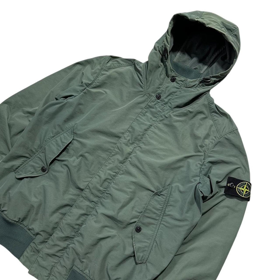 Stone Island Green Micro Reps Jacket