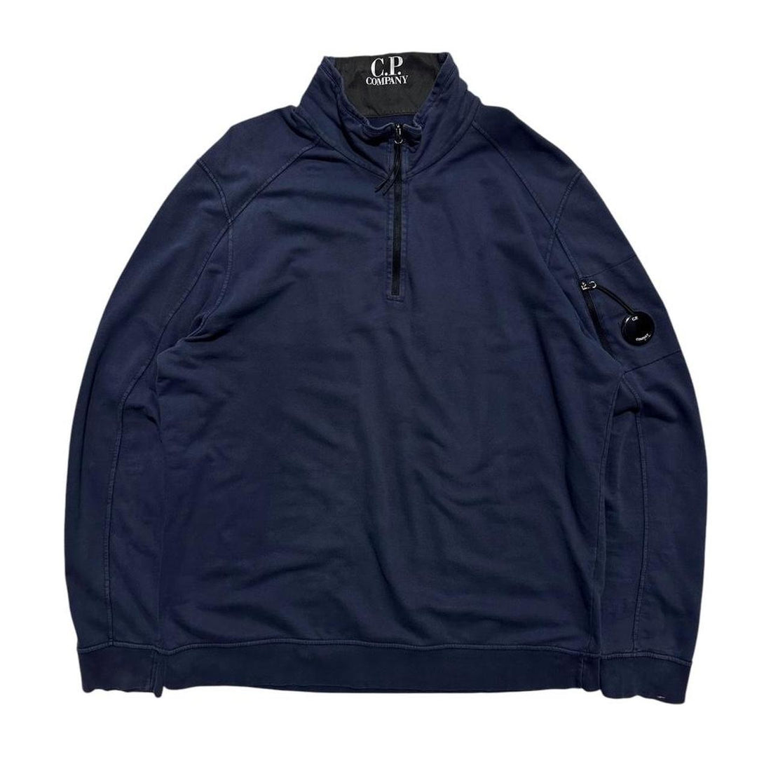 CP Company Navy Quarter Zip