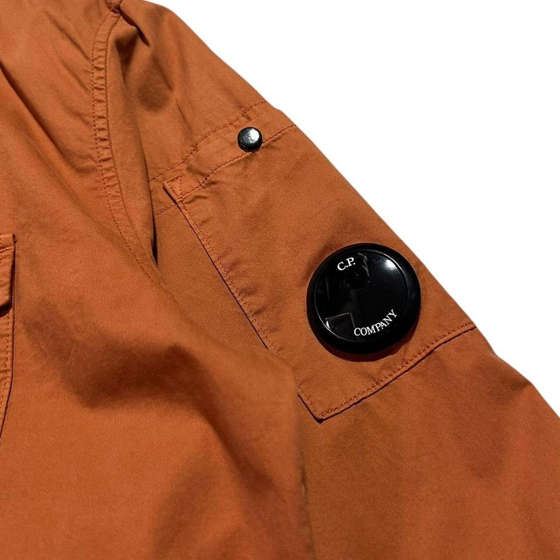 CP Company Orange Canvas Overshirt
