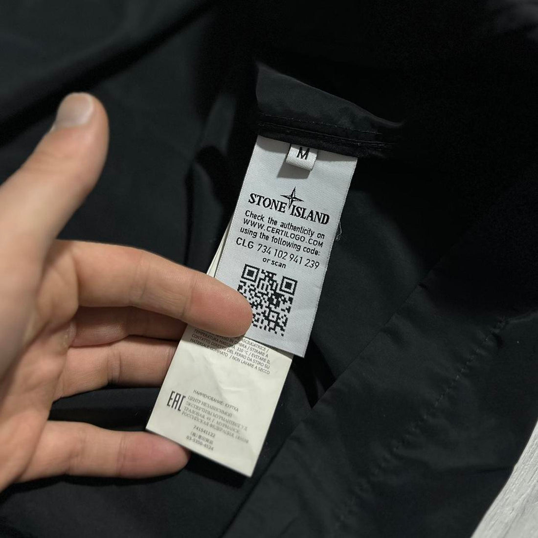 Stone Island Black Micro Reps Jacket