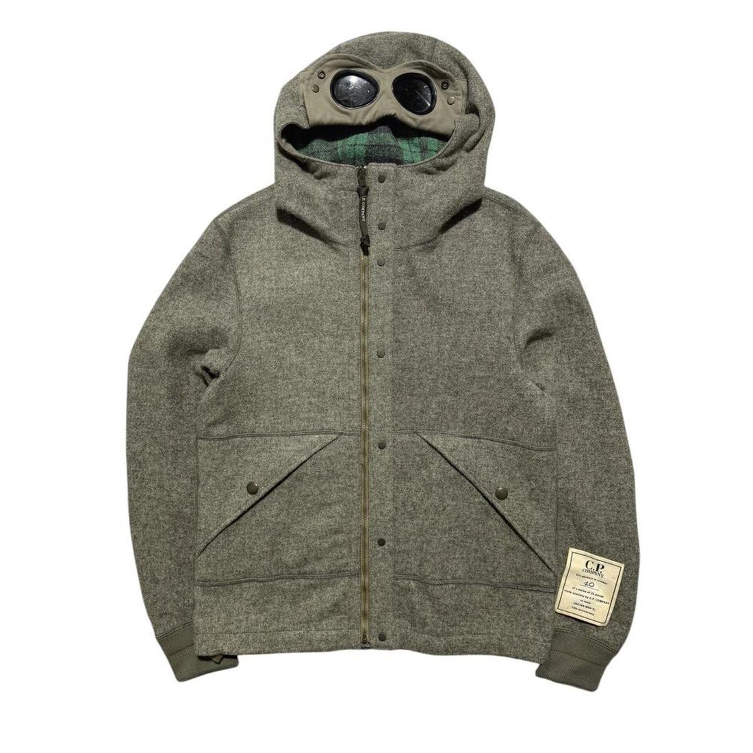 CP Company Shetland Wool Reversible Goggle Jacket