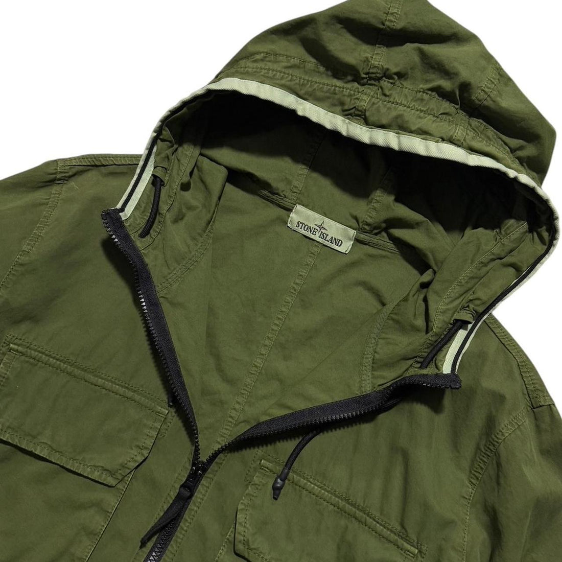 Stone Island Green Canvas Jacket