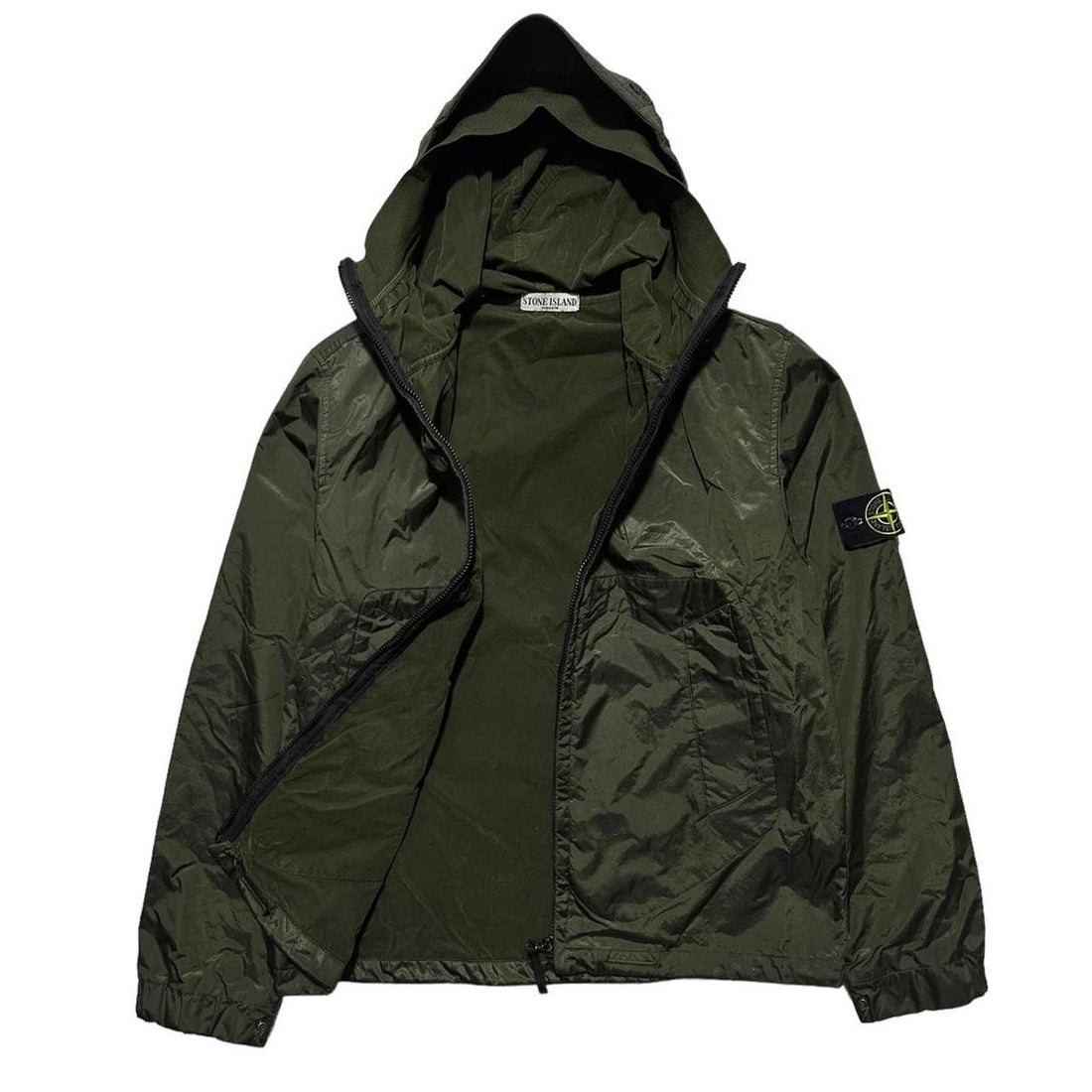 Stone Island Green Nylon Metal Jacket