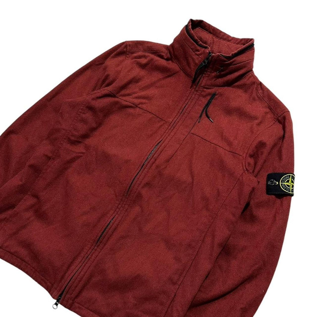 Stone Island Red Zip Jacket