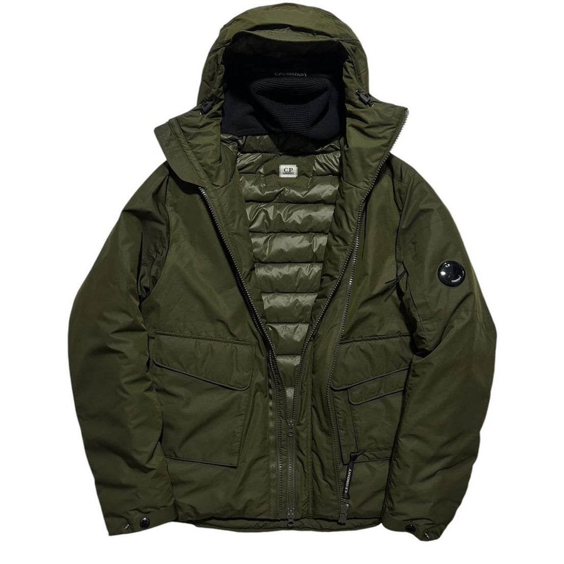 CP Company Micro-M Face Mask Down Jacket