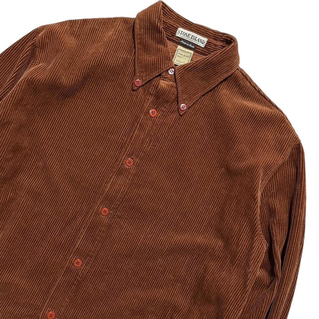 Stone Island Rust Heavy Corduroy Shirt