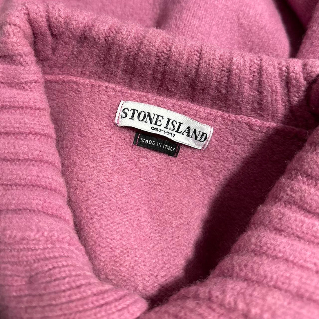 Stone Island Pink Quarter Zip Pullover