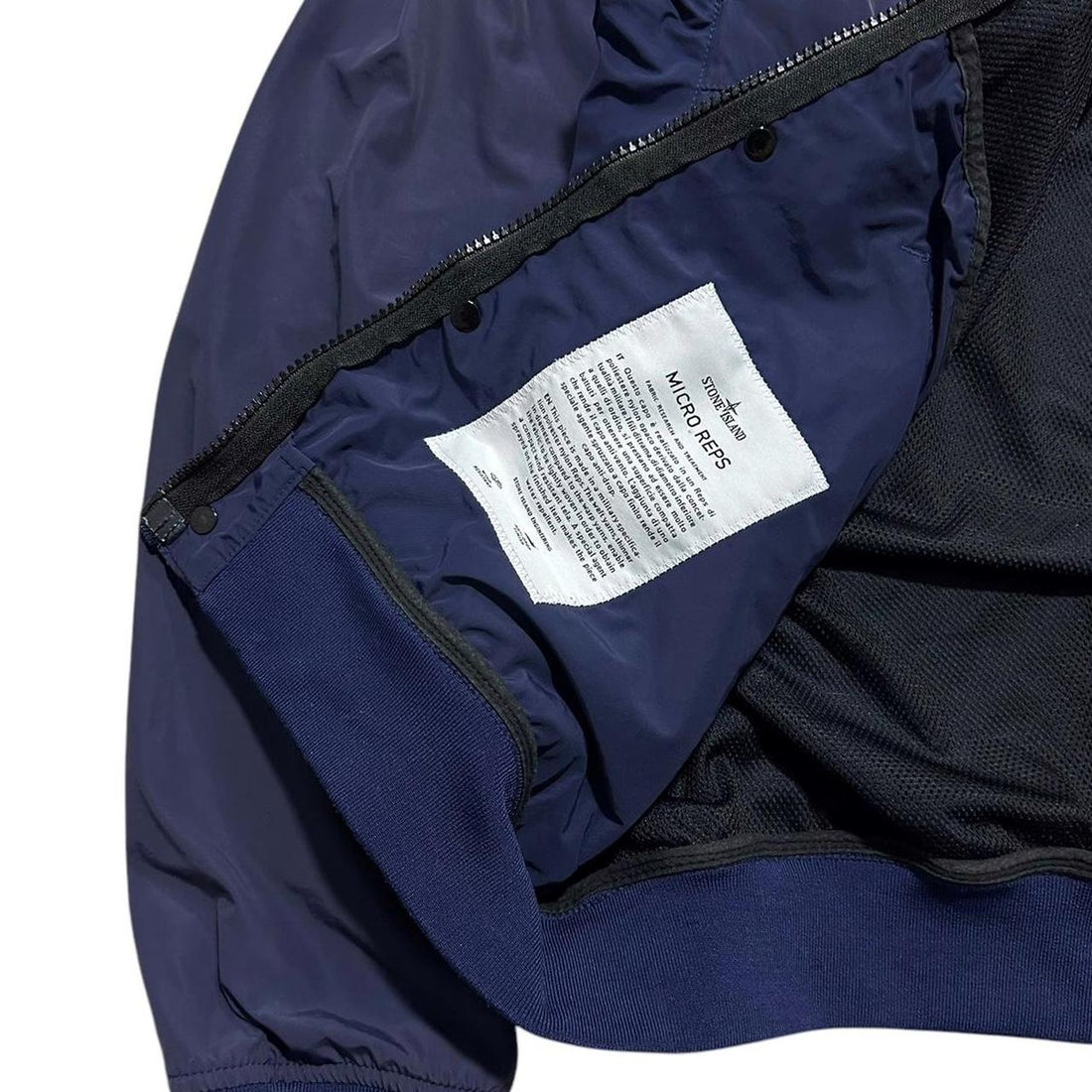 Stone Island Blue Micro Reps Jacket