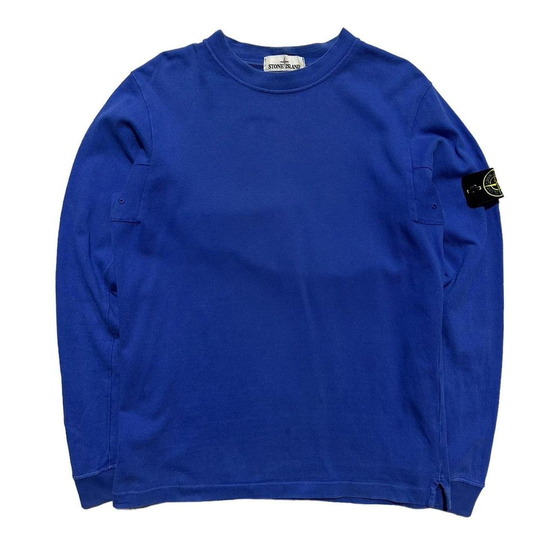 Stone Island Blue Pullover Crewneck