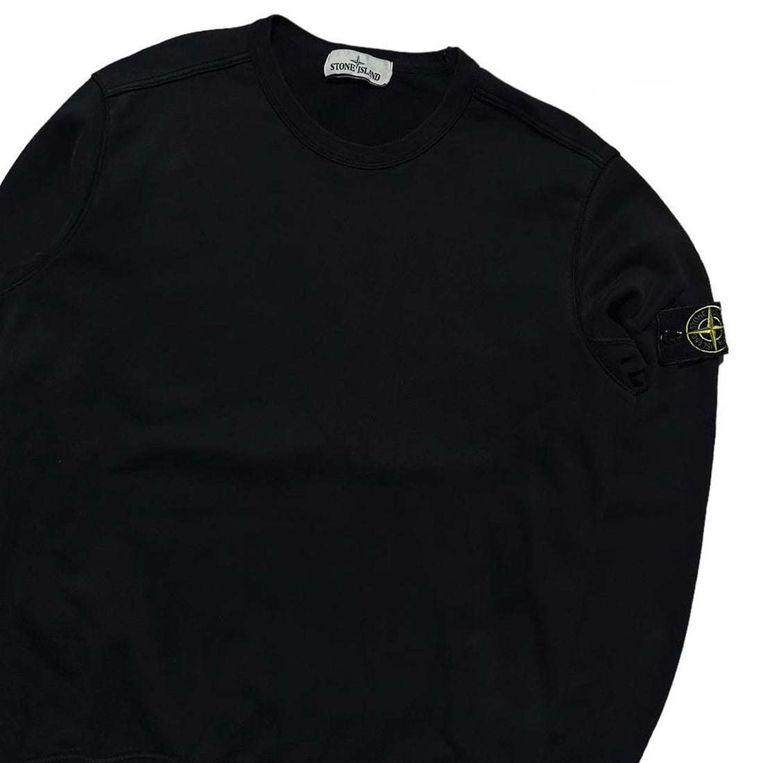 Stone Island Black Pullover Crewneck