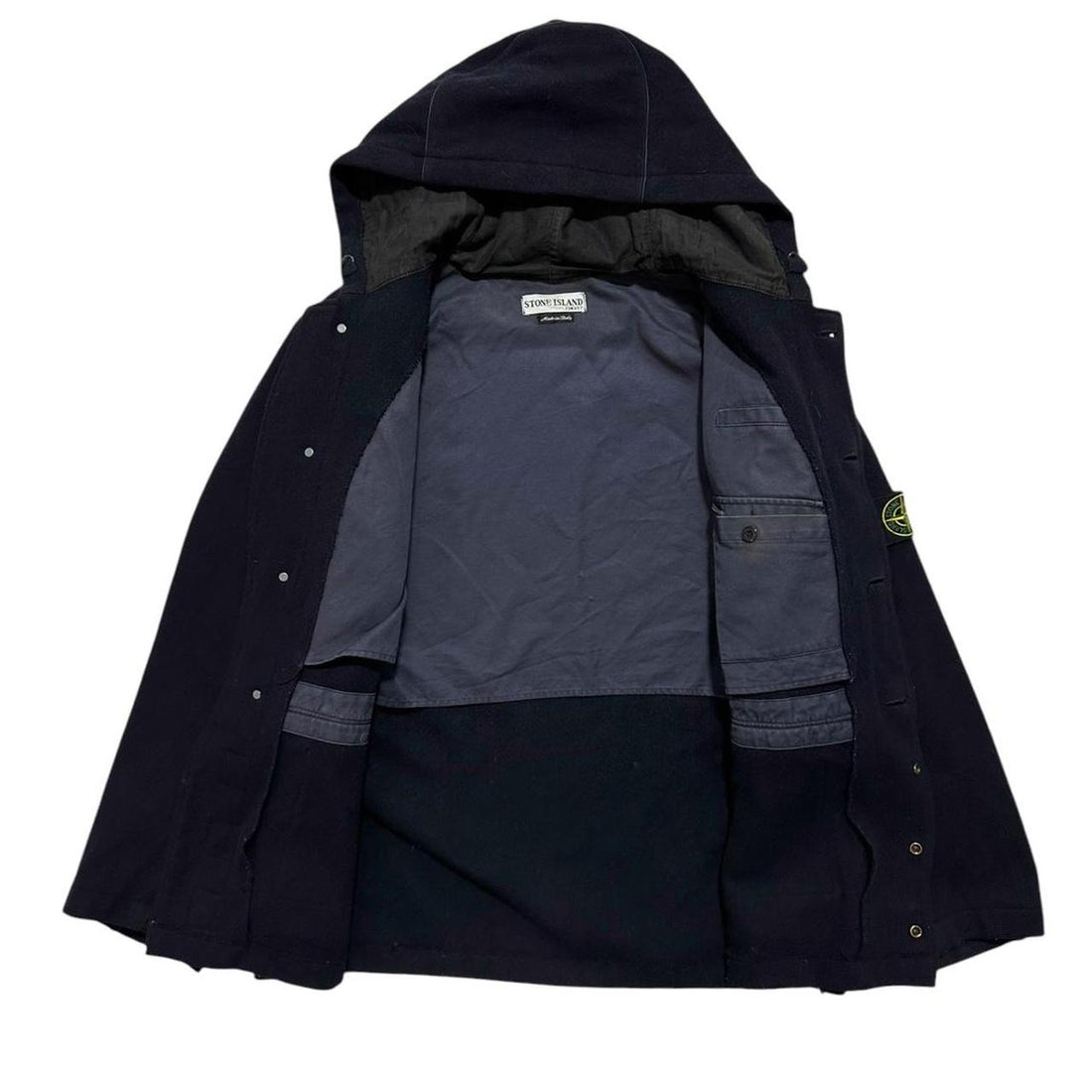 Stone Island Wool Montgomery Duffle Jacket